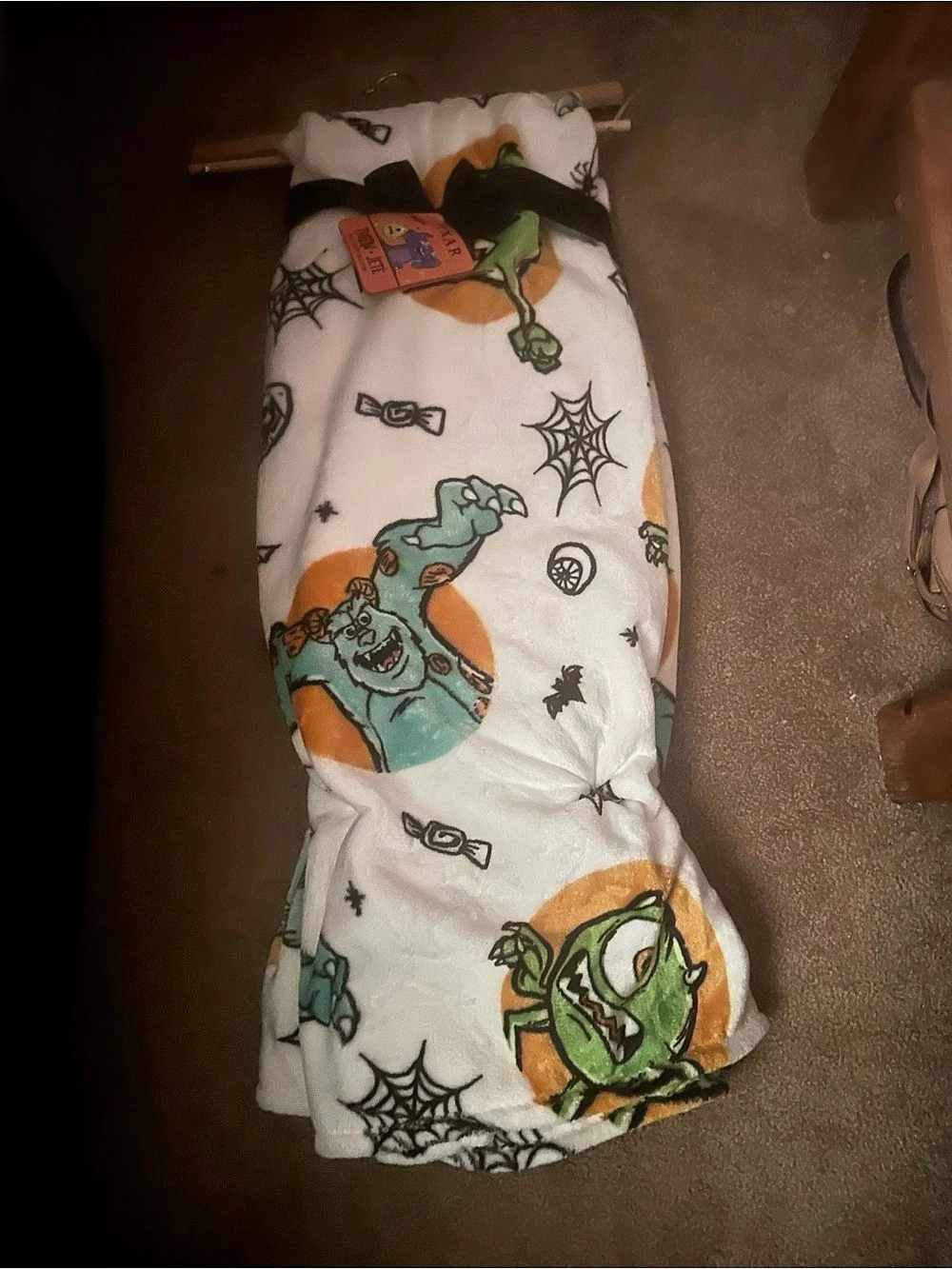 Disney Pixar Monsters Inc Festive Monsters Throw Blanket